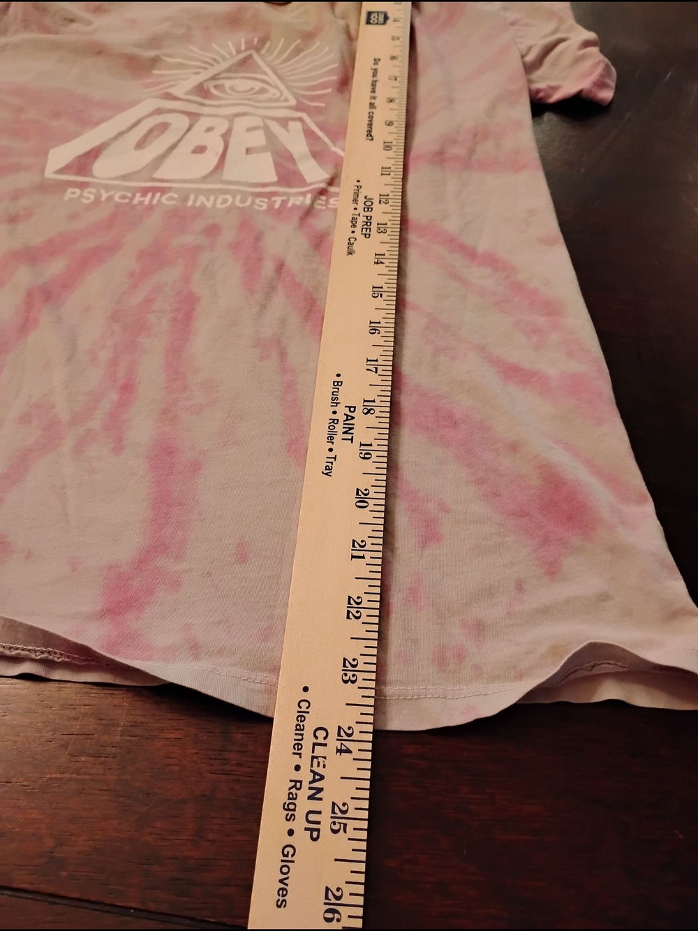 Obey Psychic Industries Pink Tie-Dye Graphic Tee - Picture 5 of 6